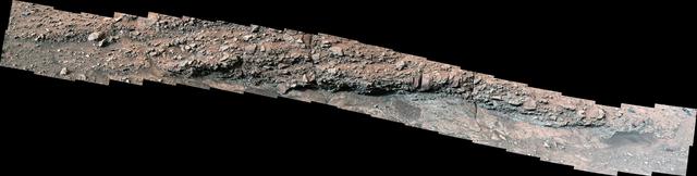 NASA image: Curiosity Views Rocks With 'Halos'