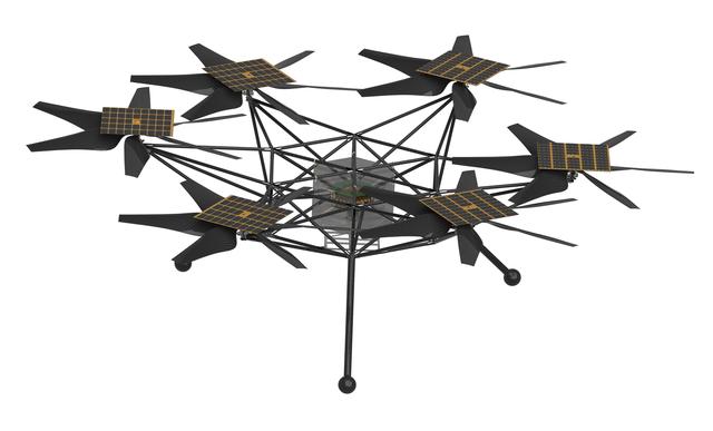 NASA image: NASA's Mars Chopper Concept (Rendering)