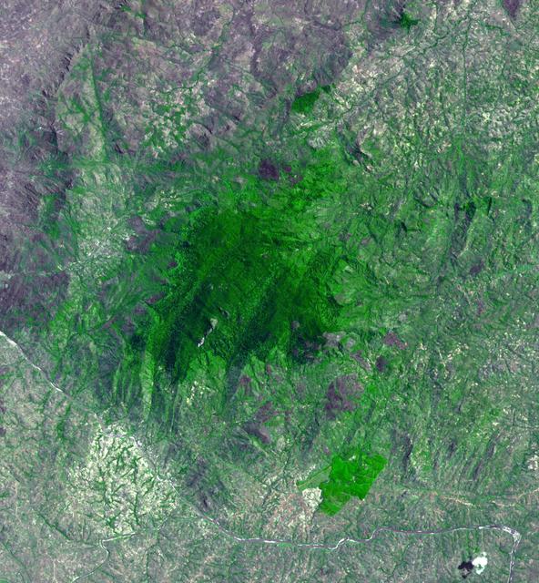 NASA image: Mount Mabu, Mozambique