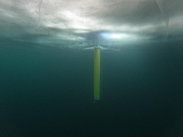 NASA image: IceNode Prototype Under the Ice