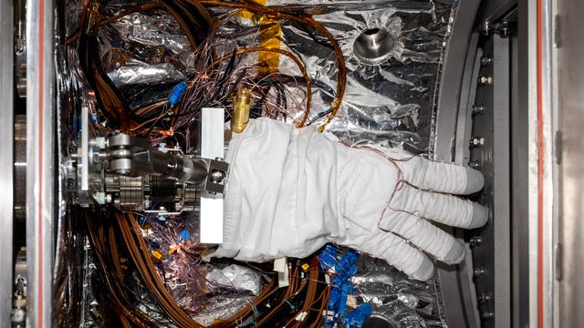 NASA image: Astronaut Glove Tested in JPL's CITADEL
