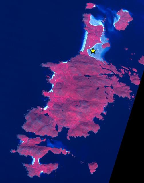 NASA image: Barra Airport, Outer Hebrides, U.K.