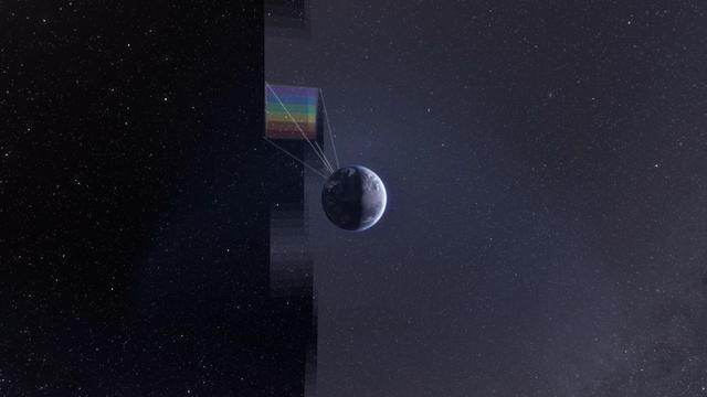 Building an All-Sky Map With SPHEREx (Artist's Concept)