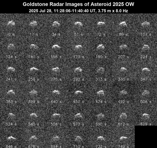 NASA image: NASA's Goldstone Planetary Radar Observes Fast-Spinning Asteroid