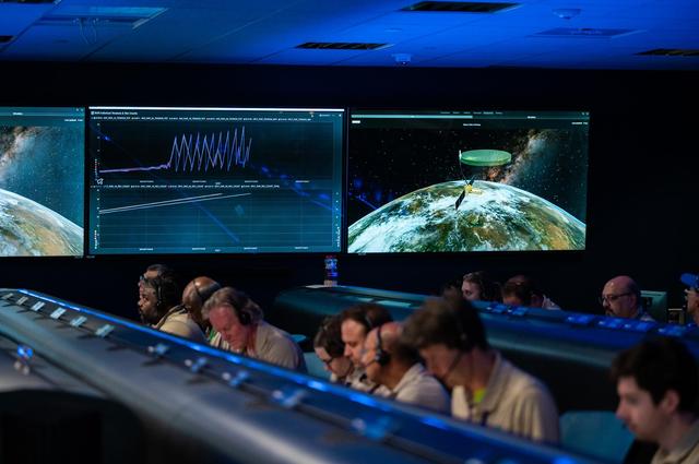 NASA image: NISAR Team Deploys Radar Antenna Reflector