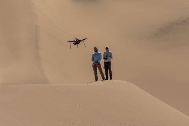NASA image: Researchers Test Mars Drone Software in Death Valley