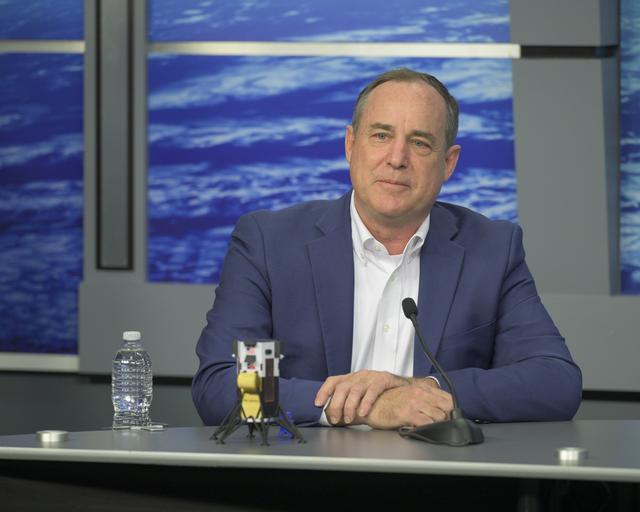 NASA image: News Conference on Intuitive Machines' First Lunar Landing