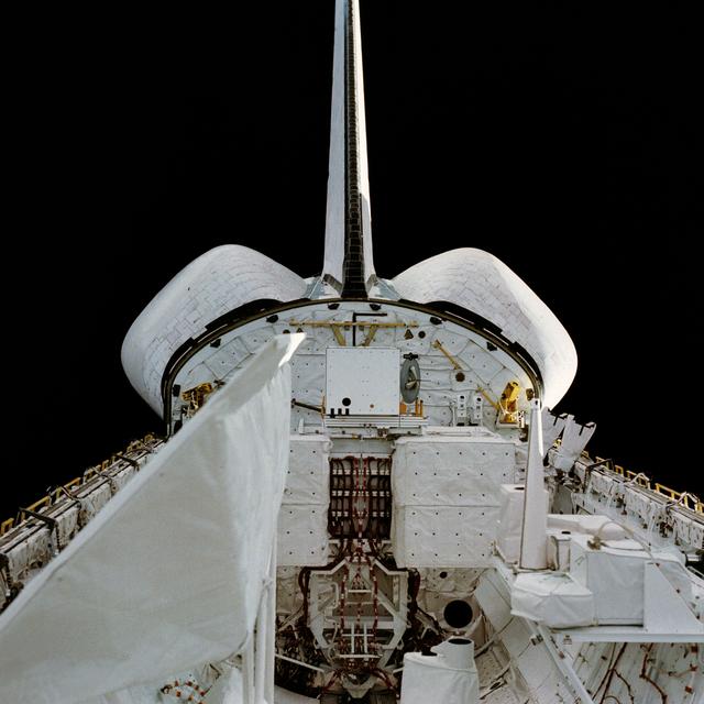 NASA image: View of the Columbia's open payload bay