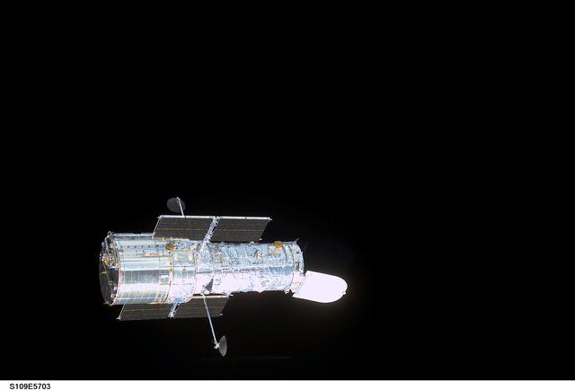 NASA image: HST deployed after repairs