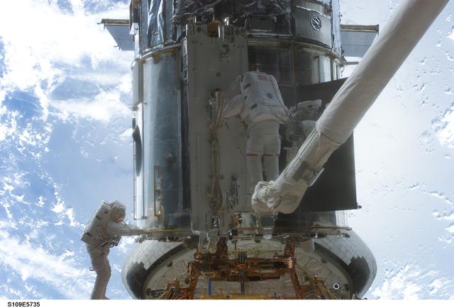 NASA image: EVA 5 - NICMOS installation