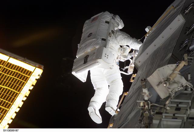 NASA image: MS Herrington during the second EVA for STS-113