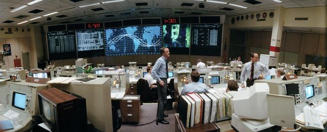 NASA image: STS-26 Mission Control Center (MCC) activity at JSC
