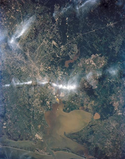 NASA image: Houston/Galveston, Texas, USA