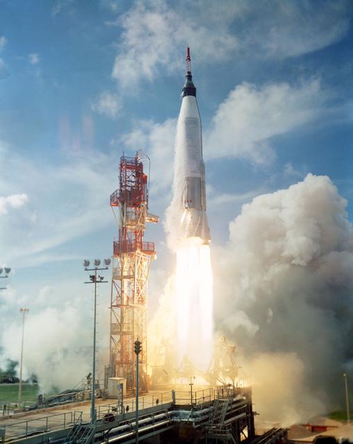 NASA image: LIFTOFF - MERCURY-ATLAS (MA)-4 - CAPE