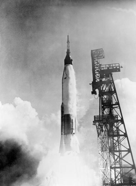 NASA image: Launch of the Mercury-Atlas 6 mission