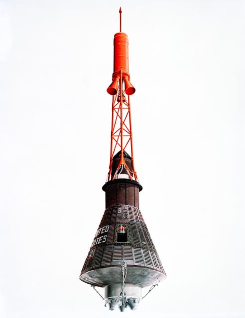 NASA image: LAUNCH ESCAPE TOWER - ARTIST CONCEPT - MERCURY SPACECRAFT