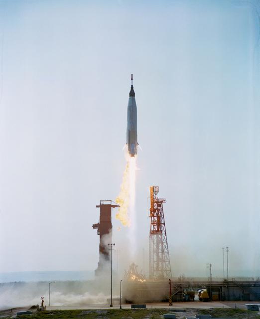 NASA image: MERCURY-ATALS (MA)-9 - LIFTOFF - CAPE
