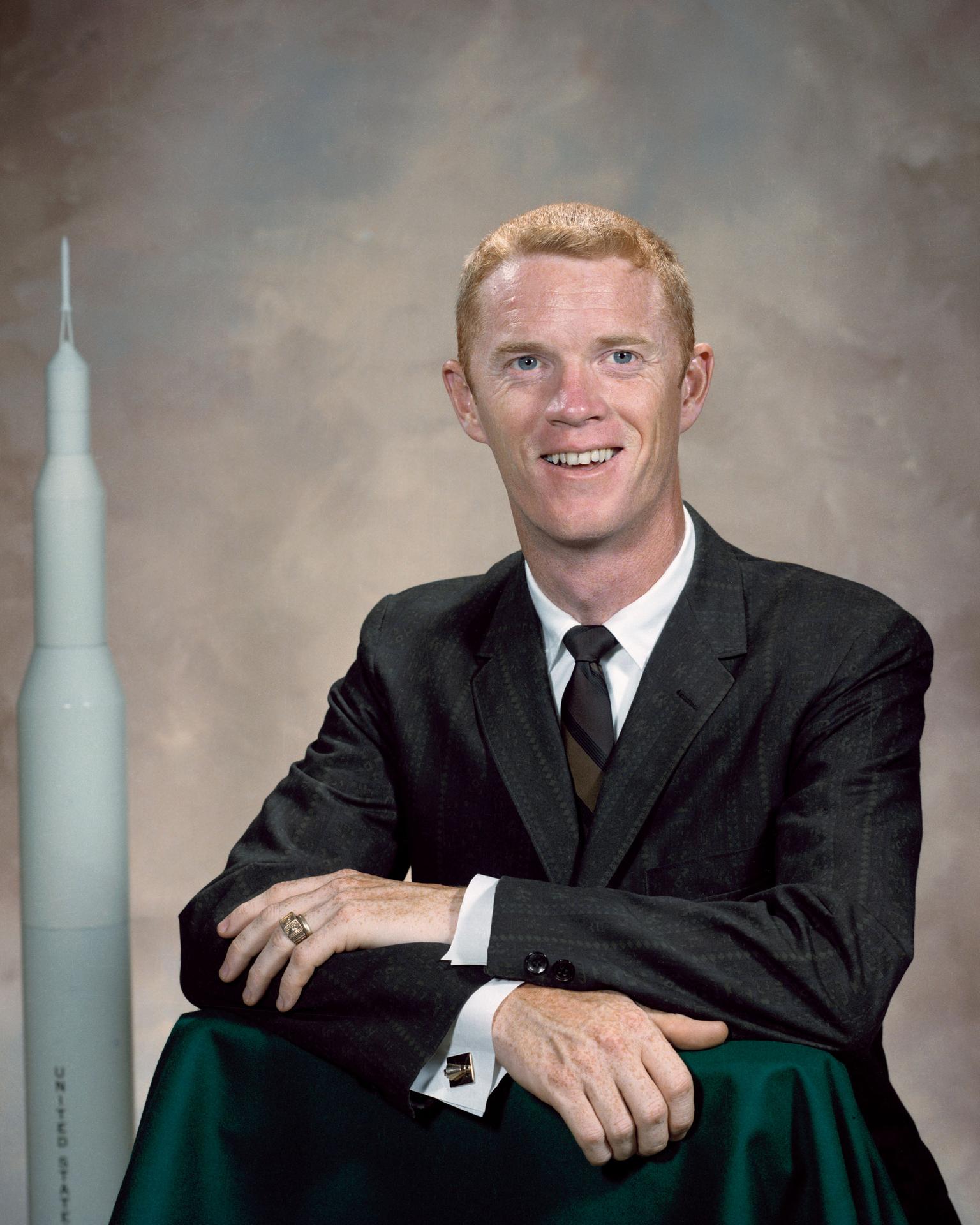 Portrait of Astronaut Rusty Schweickart in 1964