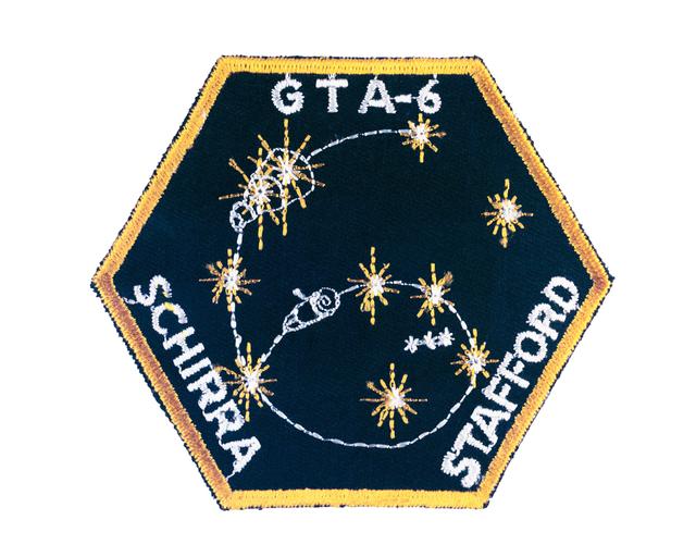 NASA image: GEMINI-TITAN (GT)-6 - INSIGNIA (PATCH) - MSC