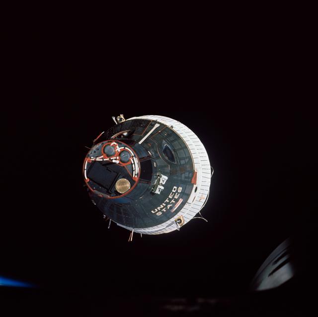 NASA image: Gemini VI Mission Image - Rendezvous with Gemini VII