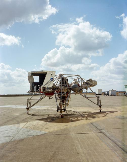 NASA image: LUNAR LANDING TRAINING VEHICLE (LLTV) - RUNWAY - ELLINGTON AFB (EAFB), TX
