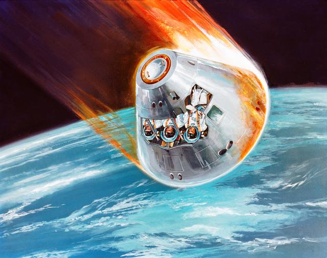 NASA image: ARTIST CONCEPTS - APOLLO 7