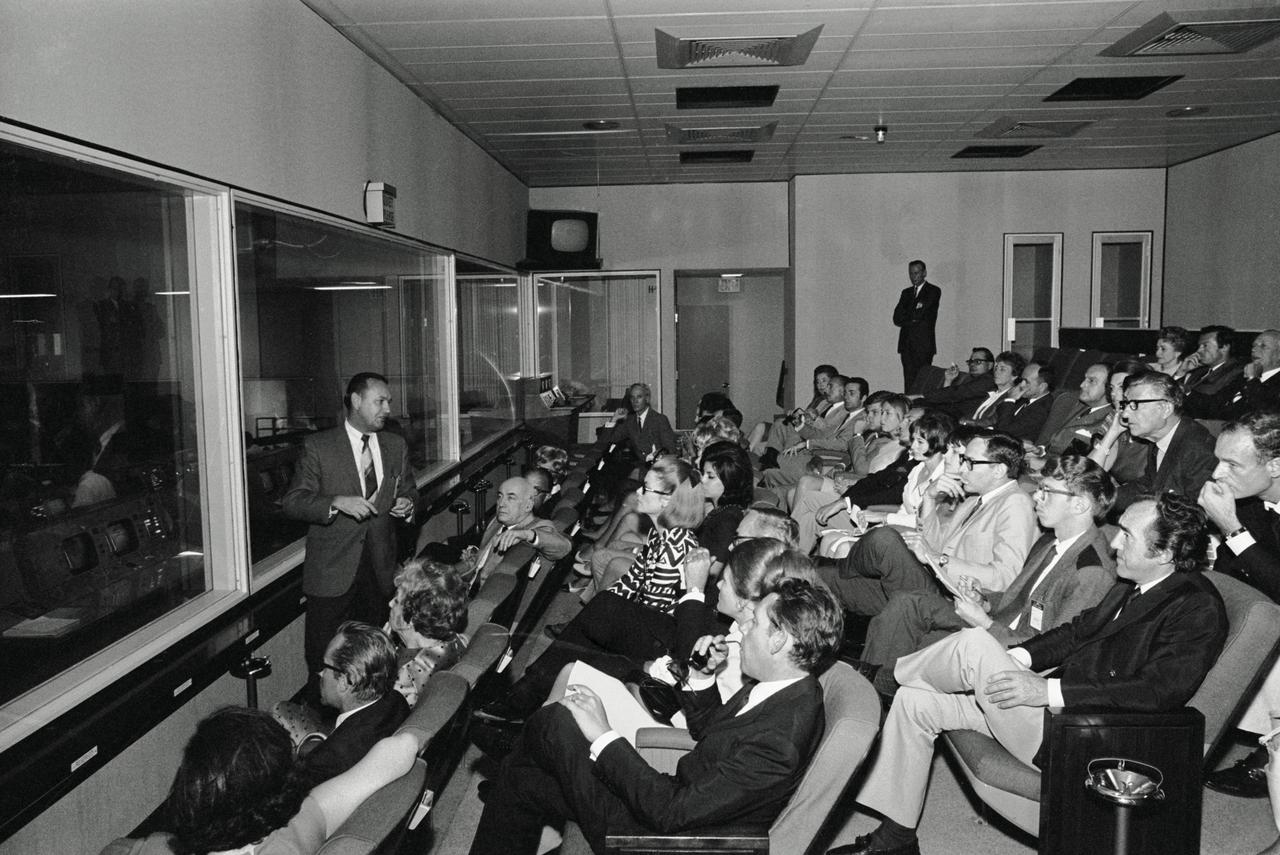 The Princess and Princess of Monaco tour MSC with Dr. Gilruth, Dr. Kraft and others.        MSC, HOUSTON, TX