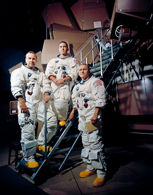 Apollo 8 Crew - KSC Simulator - Space Suits - KSC