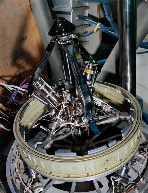 NASA image: Closeup view of docking system of the Apollo spacecraft