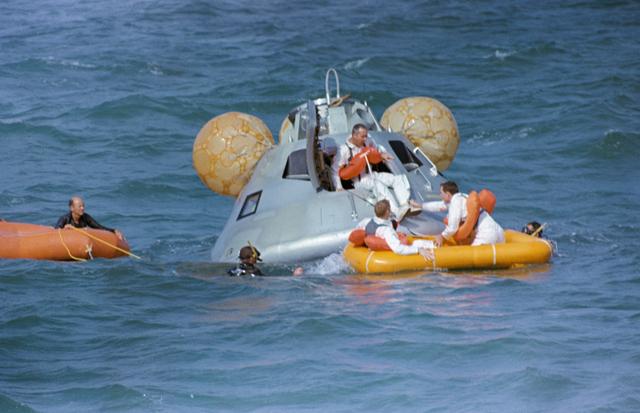 NASA image: Crew Training - Apollo IX (Egress) - Gulf 