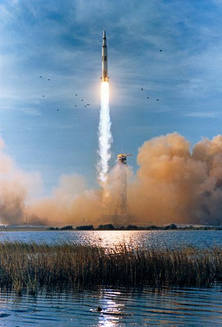 NASA image: Launch of Apollo 8 lunar orbit mission