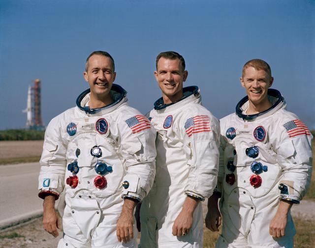 NASA image: Portrait - Apollo 9 Prime Crew