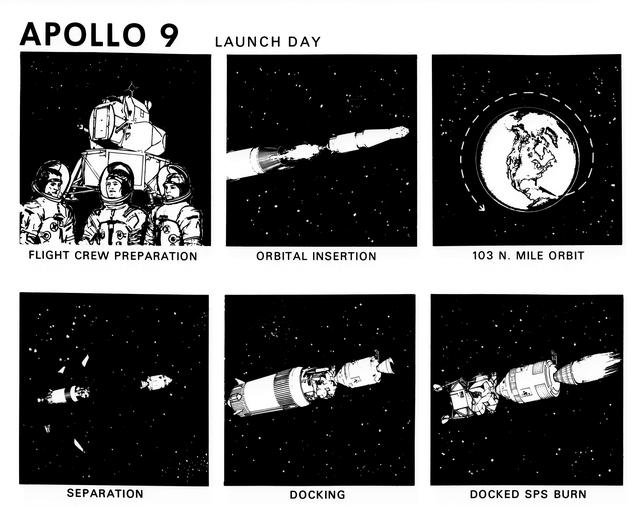 NASA image: ART CONCEPTS - APOLLO 9