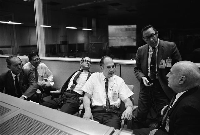 NASA image: MCC activities during the Apollo IX Mission. MSC, HOUSTON, TX 