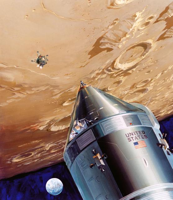NASA image: APOLLO SEPARATION - ART CONCEPTS