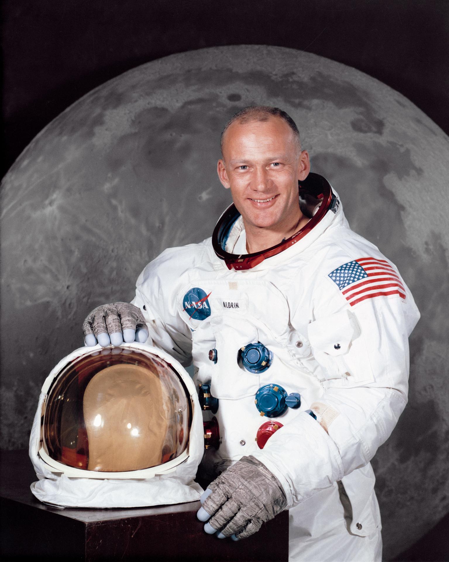 Official NASA Astronaut Photograph of Edwin "Buzz" Aldrin