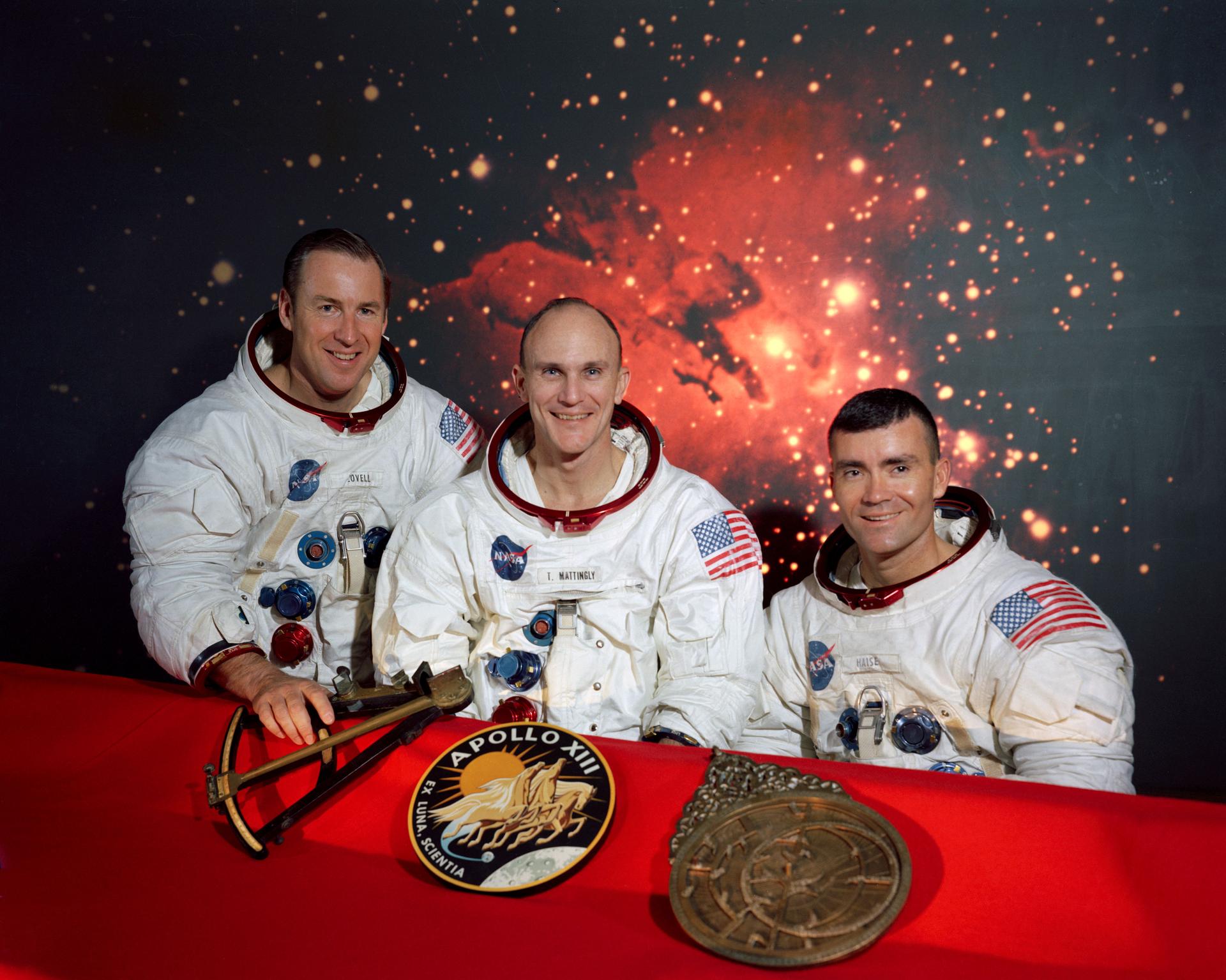 The prime crew for Apollo 13