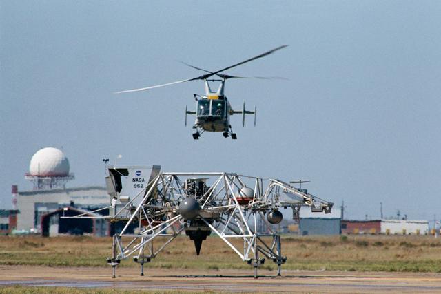 NASA image: ASTRONAUT LOVELL, JAMES, JR. - LUNAR - PILOT - LANDING TRAINING VEHICLE (LLTV) - ELLINGTON AFB (EAFB), TX