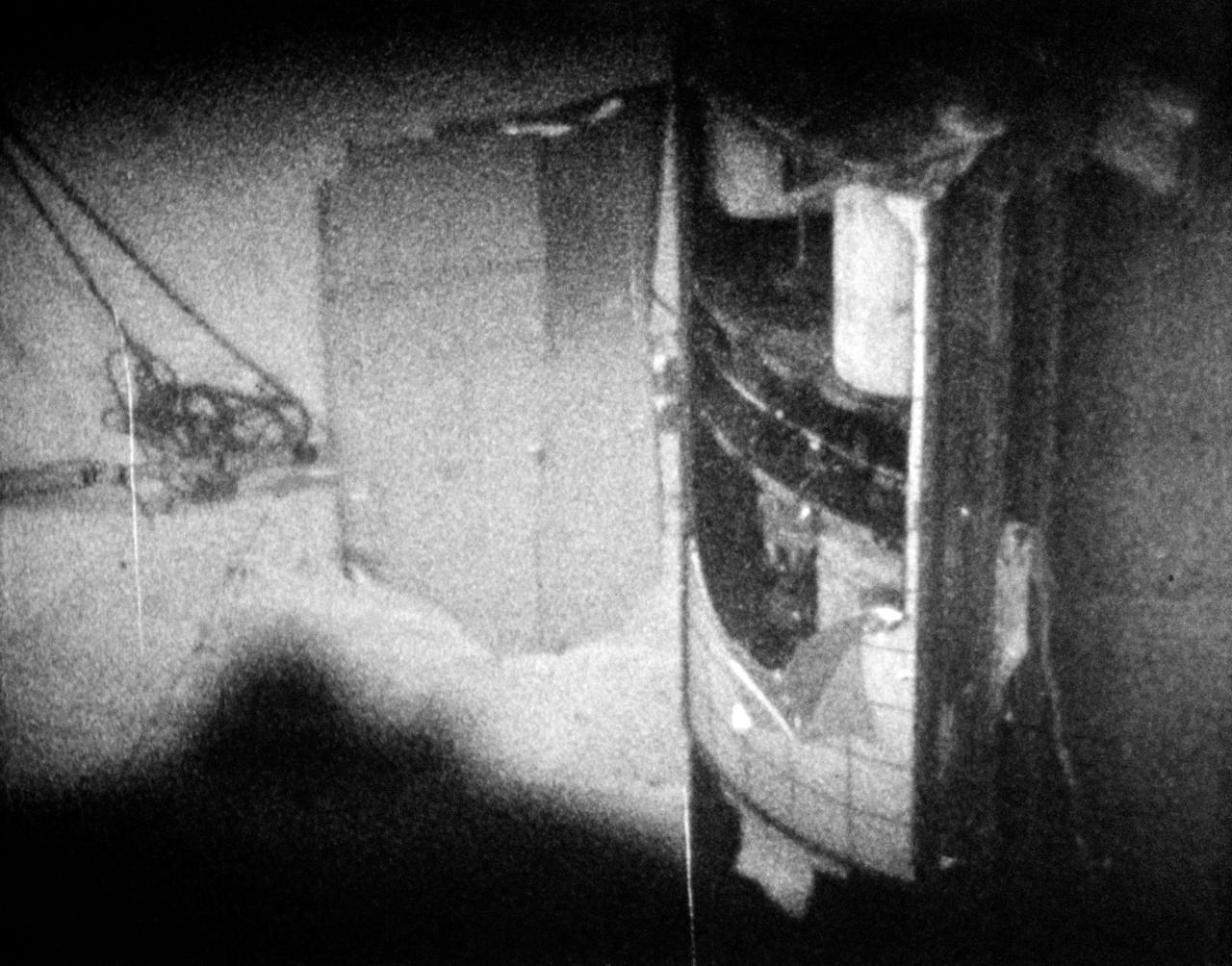 S70-41983 (June 1970) --- Second photograph in sequence of three of panel separation test at Langley Research Center. The test was part of the Apollo 13 post flight investigation of the Service Module explosion incident. Photo credit: NASA