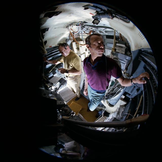 NASA image: Astronaut Stuart A. Roosa, Apollo 14 Command Module pilot