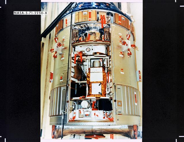 NASA image: View of Scientific Instrument Module to be flown on Apollo 15