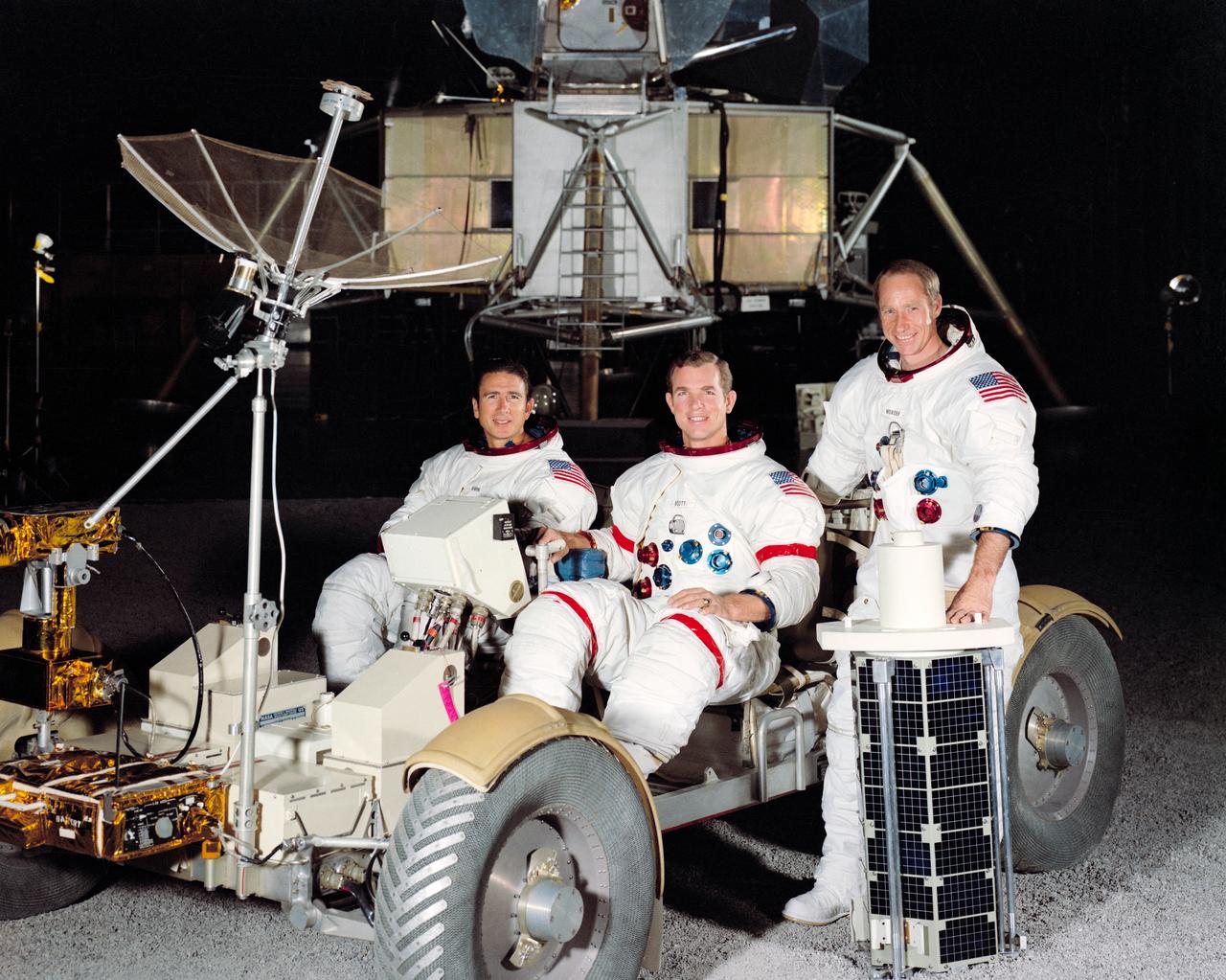 S71-22407 (March 1971) --- These three astronauts have been named by the National Aeronautics and Space Administration (NASA) as the prime crew men of the Apollo 15 lunar landing mission. They are, left to right, James B. Irwin, lunar module pilot; David R. Scott, commander; and Alfred M. Worden, command module pilot.