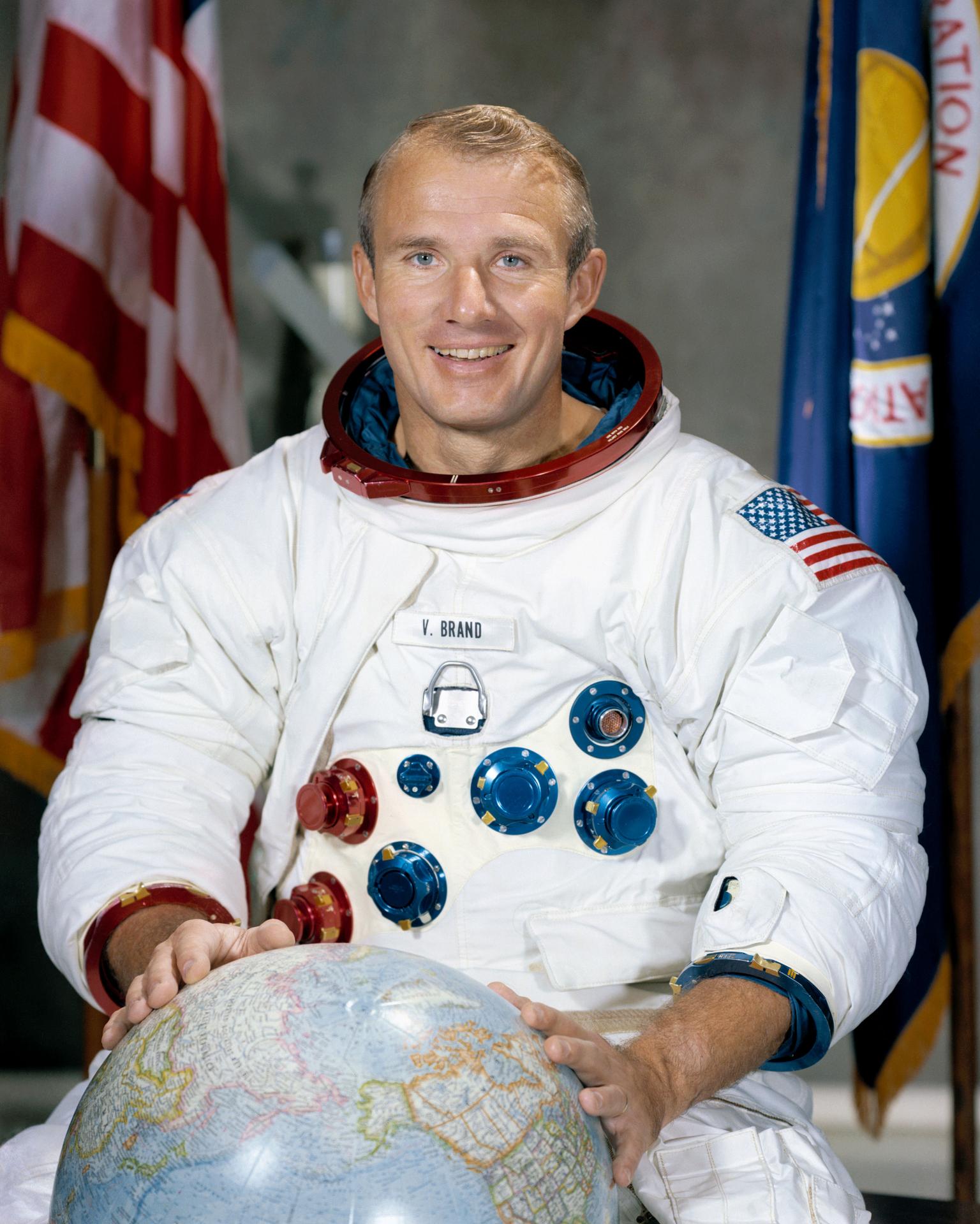 Portrait of astronaut Vance Brand in 1971