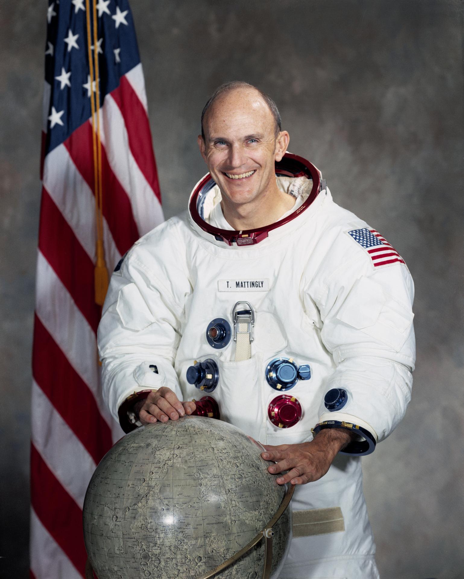 Mattingly is one of the 19 astronauts selected by NASA in April 1966. 