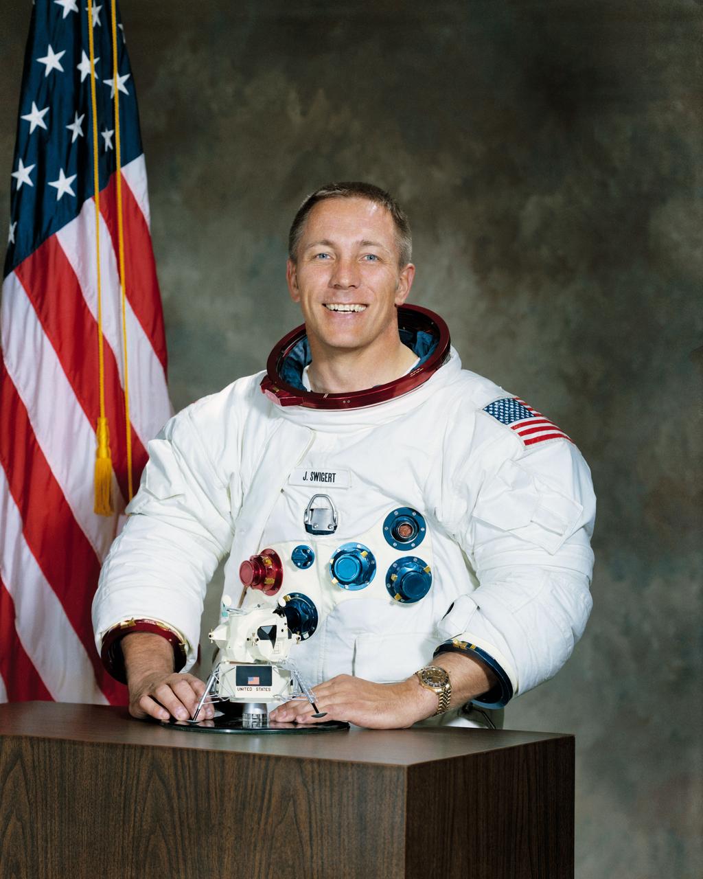 S71-52266 (December 1971) ---   Astronaut John L. Swigert Jr.