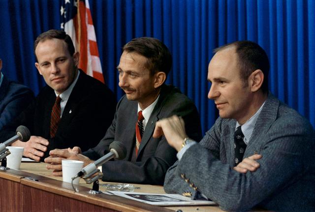 NASA image: Press Conference - Skylab 3