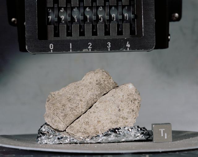 NASA image: View of Apollo 17 lunar rock sample no. 72415,0