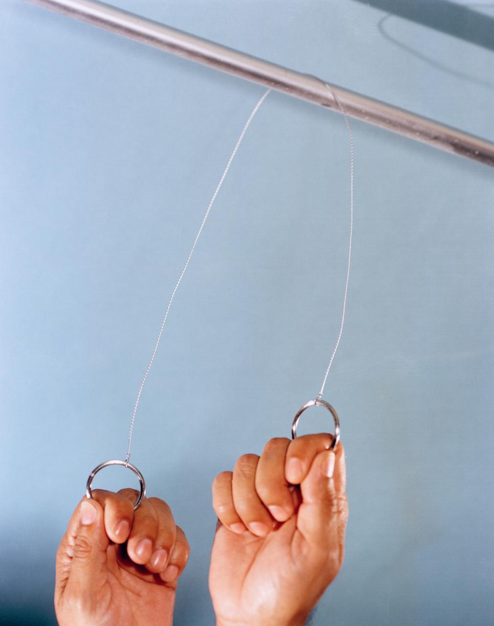 S73-27384 (June 1973) --- A close-up view of the surgical band saw, a surgical tool in the therapeutic kit of the Inflight Medical Support System aboard the Skylab 1 & 2 space station cluster now in Earth orbit. Since this instrument can cut through metal (as illustrated here), it can be used in making emergency maintenance repairs aboard the space station. Photo credit: NASA