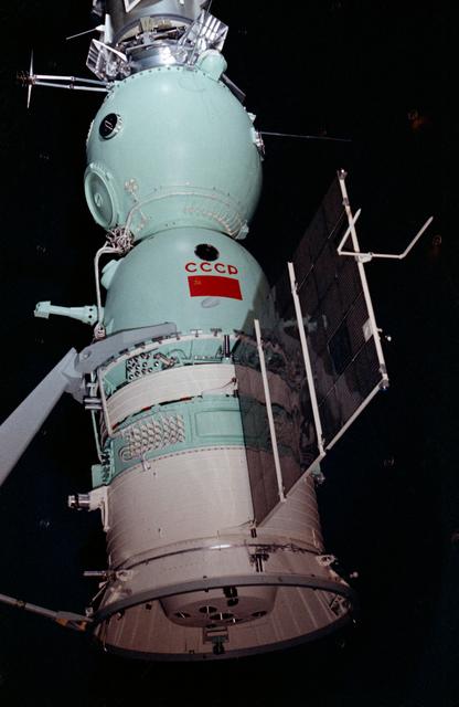 NASA image: View of Soyuz spacecraft which was part of exhibit