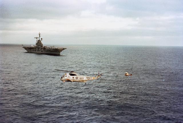 NASA image: SKYLAB (SL)-2 - RECOVERY OPERATIONS - PACIFIC OCEAN